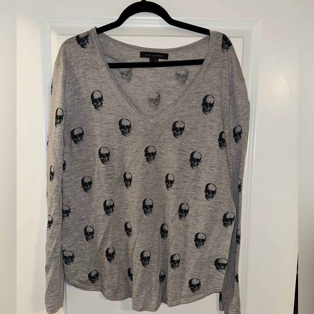 Skull Cashmere top